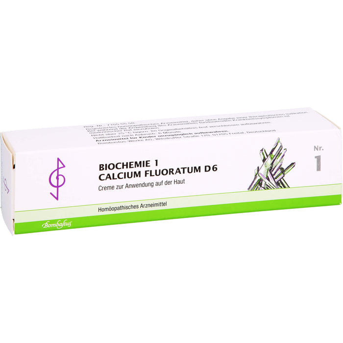 Biochemie 1 Calcium fluoratum Bombastus D6 Creme, 100 ml Crème