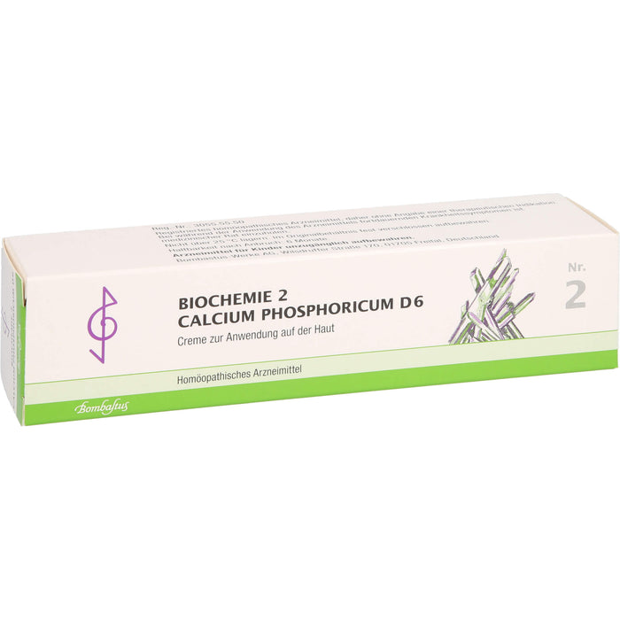 Biochemie 2 Calcium phosphoricum Bombastus D6 Creme, 100 ml CRE