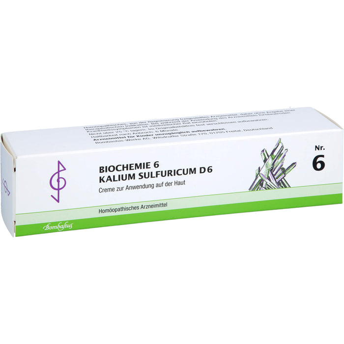 Biochemie 6 Kalium sulfuricum Bombastus D6 Creme, 100 ml Crème