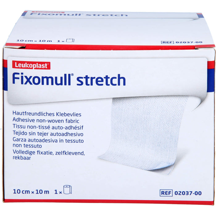 Fixomull Stretch 10 m x 10 cm Klebevlies zur Verbandfixierung, 1 pcs. Bandage pulp