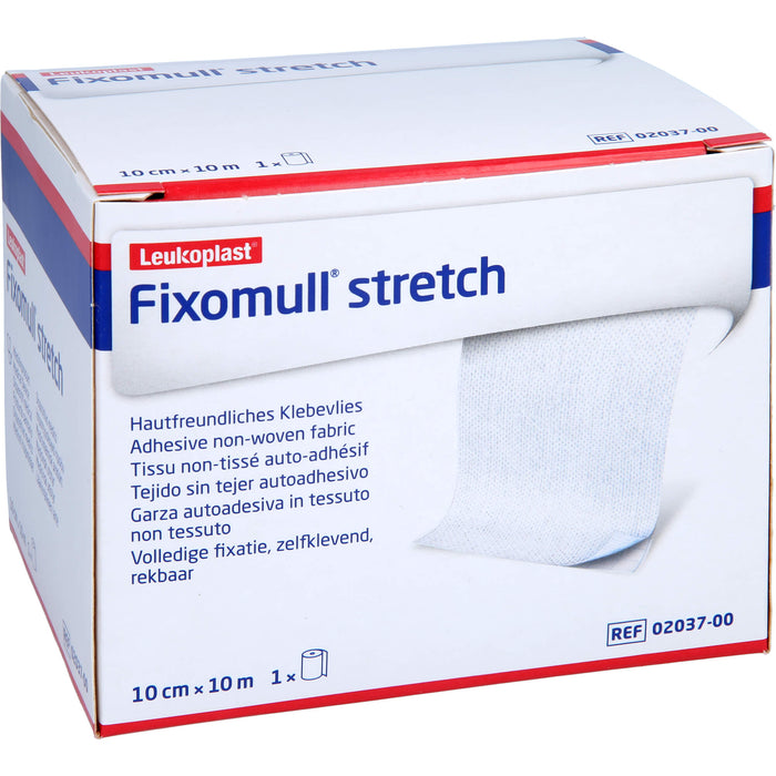 Fixomull Stretch 10 m x 10 cm Klebevlies zur Verbandfixierung, 1 pcs. Bandage pulp