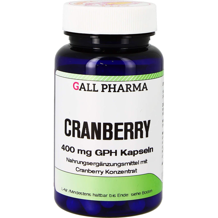 GALL PHARMA Cranberry 400 mg GPH Kapseln, 60 pcs. Capsules