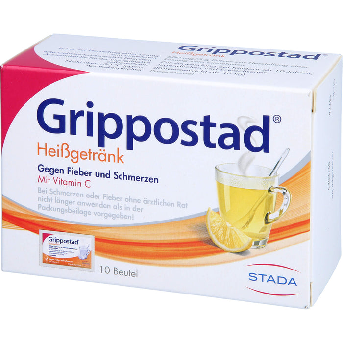 Grippostad Heißgetränk Pulver, 10 pc Sachets