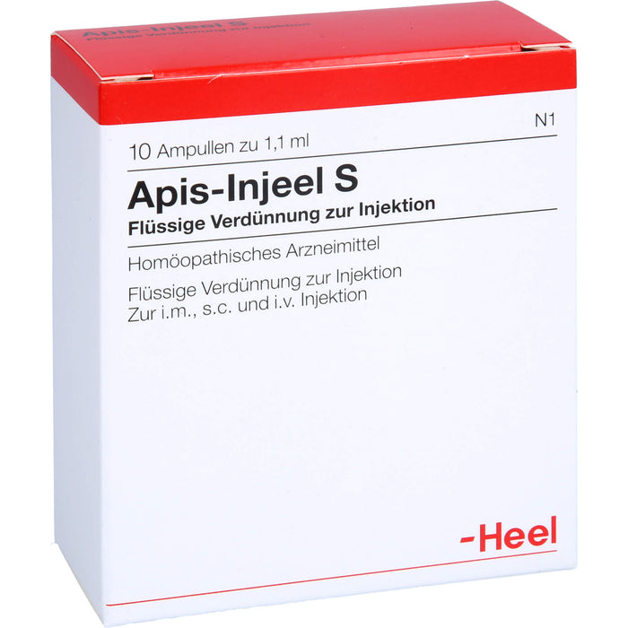 Heel Apis Injeel S flüssige Verdünnung, 10 St. Ampullen