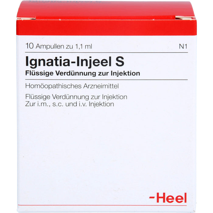 Heel Ignatia-Injeel S flüssige Verdünnung, 10 pc Ampoules