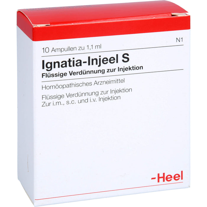 Heel Ignatia-Injeel S flüssige Verdünnung, 10 pc Ampoules