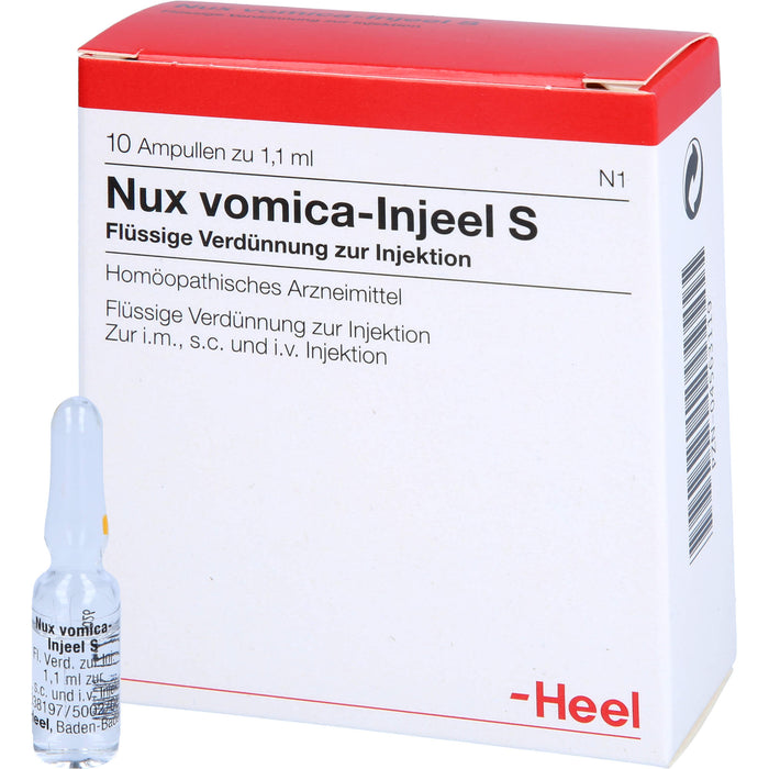 Nux vomica-Injeel S flüssige Verdünnung, 10 pcs. Ampoules