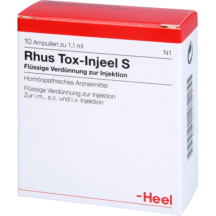 Rhus Tox-Injeel S flüssige Verdünnung, 10 pc Ampoules