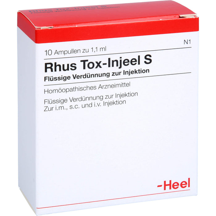 Rhus Tox-Injeel S flüssige Verdünnung, 10 pcs. Ampoules