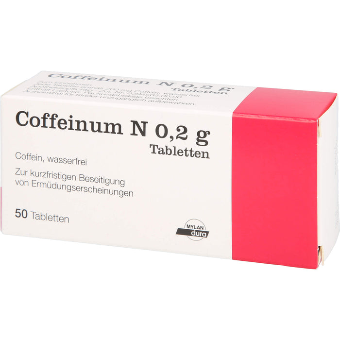 Coffeinum N 0.2 g Tabletten, 50 pcs. Tablets