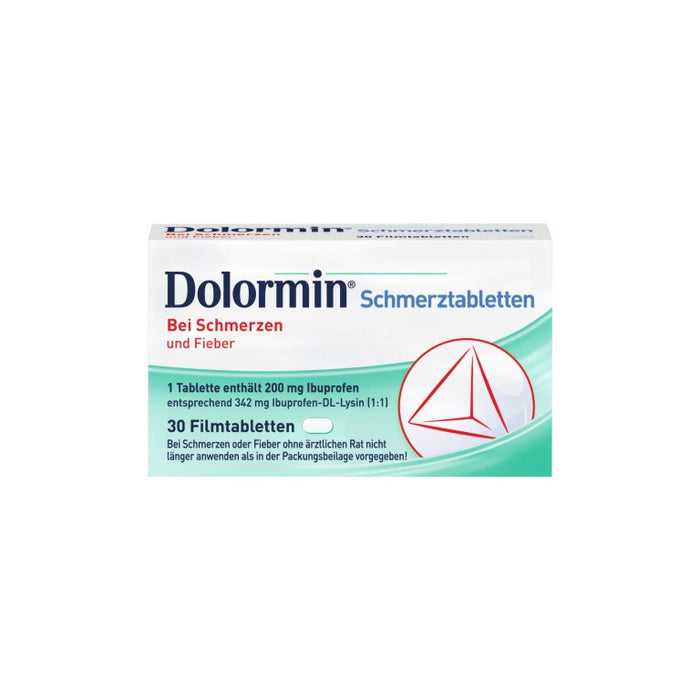 Dolormin Schmerztabletten bei Schmerzen und Fieber, 30 pc Tablettes