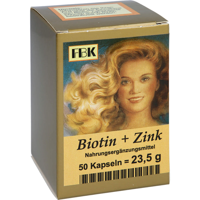 Biotin + Zink Haarkapseln, 50 St KAP