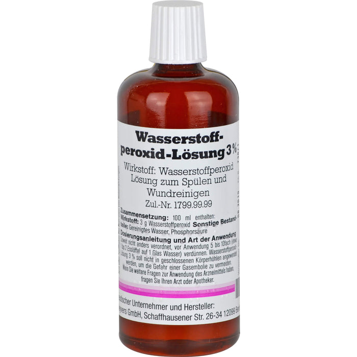 Paul W. Beyvers Wasserstoffperoxid-Lösung 3 %, 100 ml Solution