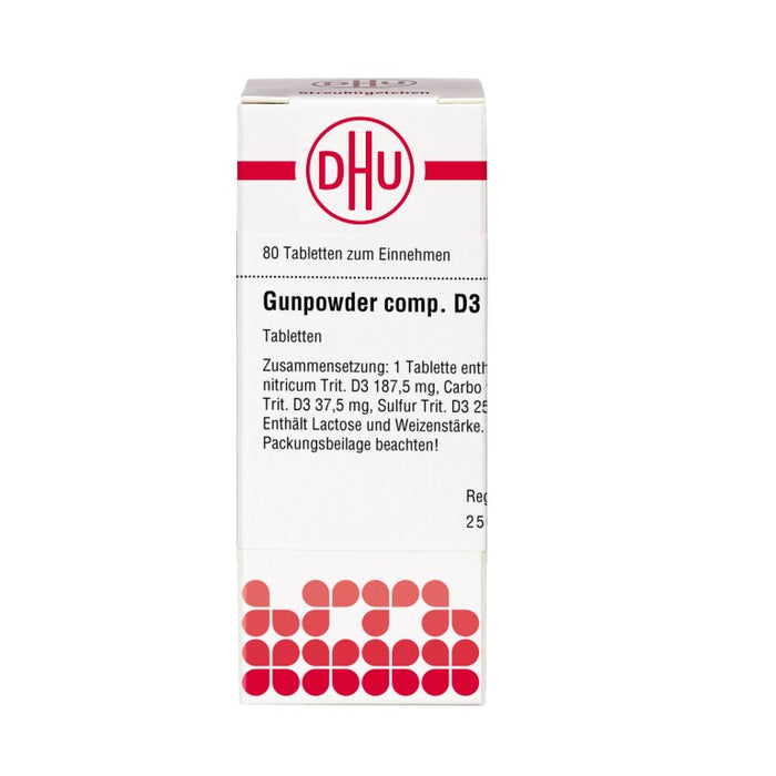 DHU Gunpowder comp. D3 Tabletten, 80 pc Tablettes