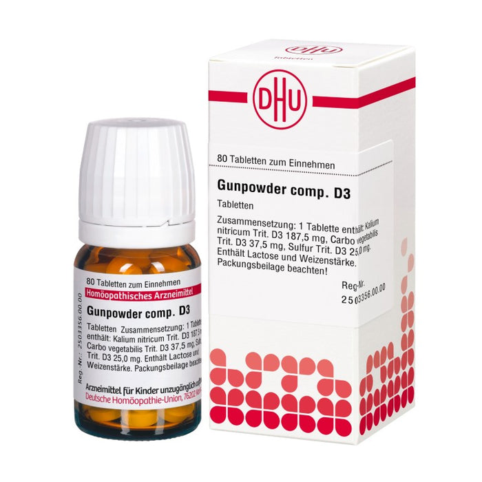 Gunpowder comp. D3 DHU Tabletten, 80 St. Tabletten