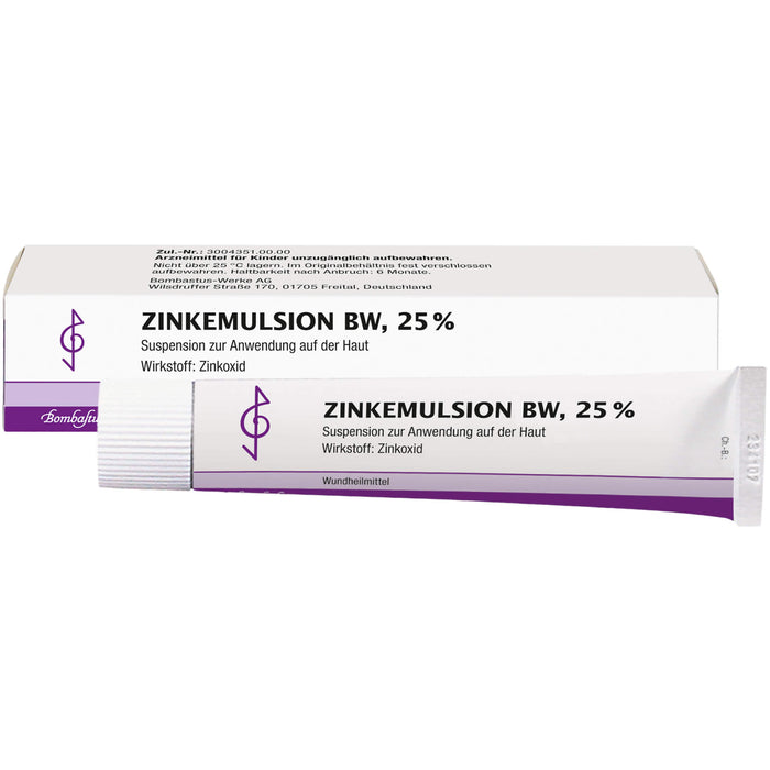 Zinkemulsion BW, 25 % Suspension zur Anwendung auf der Haut, 50 ml Solution