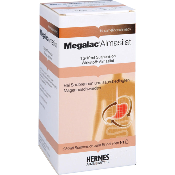 Megalac Almasilat, 1 g/10 ml Suspension, 250 ml SUS