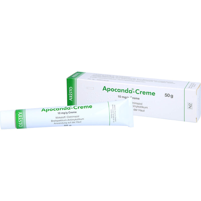 Apocanda-Creme Breitspektrum-Antimykotikum, 50 g Crème