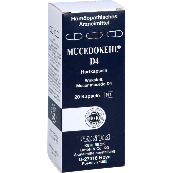 Mucedokehl D4 Kaps., 20 pc Capsules