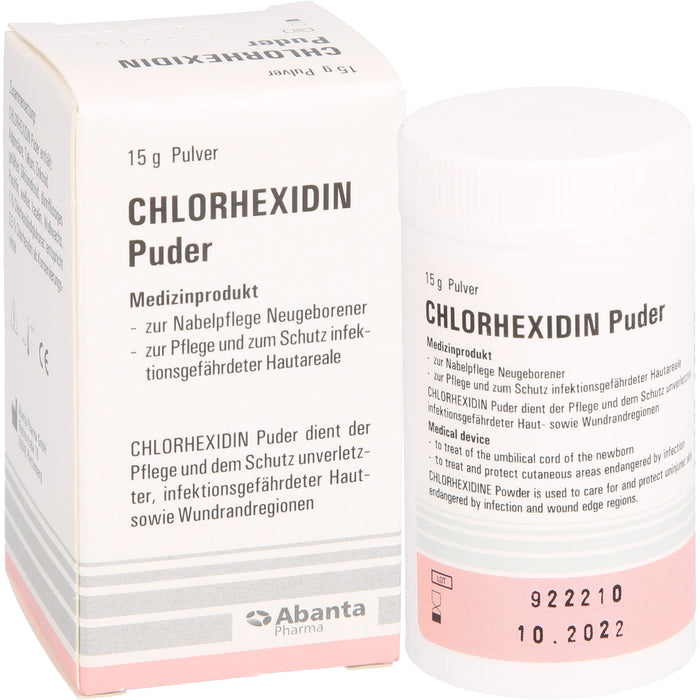 Abanta Pharma Chlorhexidin Puder, 15 g Puder