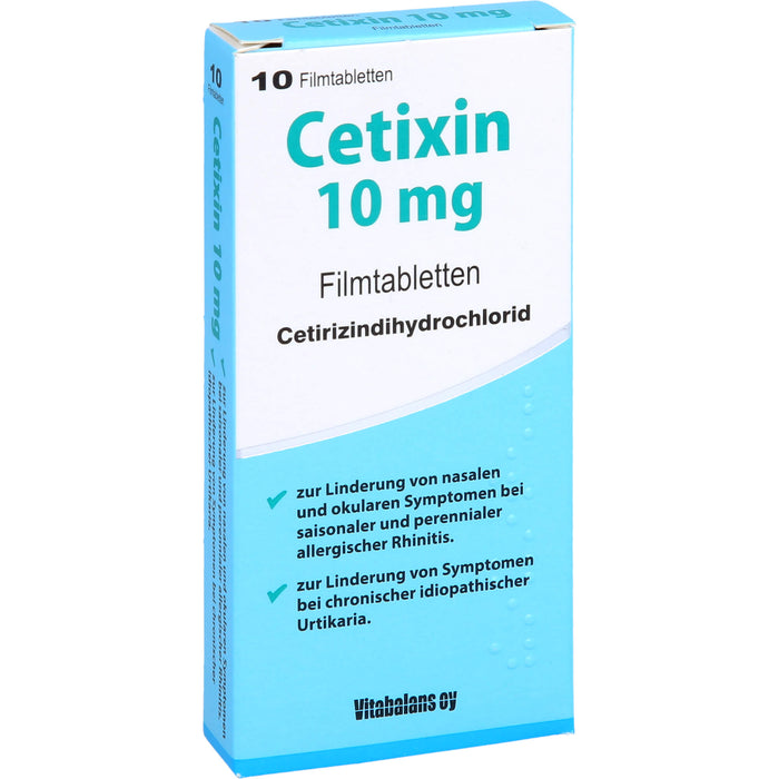 Cetixin 10 mg Filmtabletten bei Allergien, 10 pc Tablettes