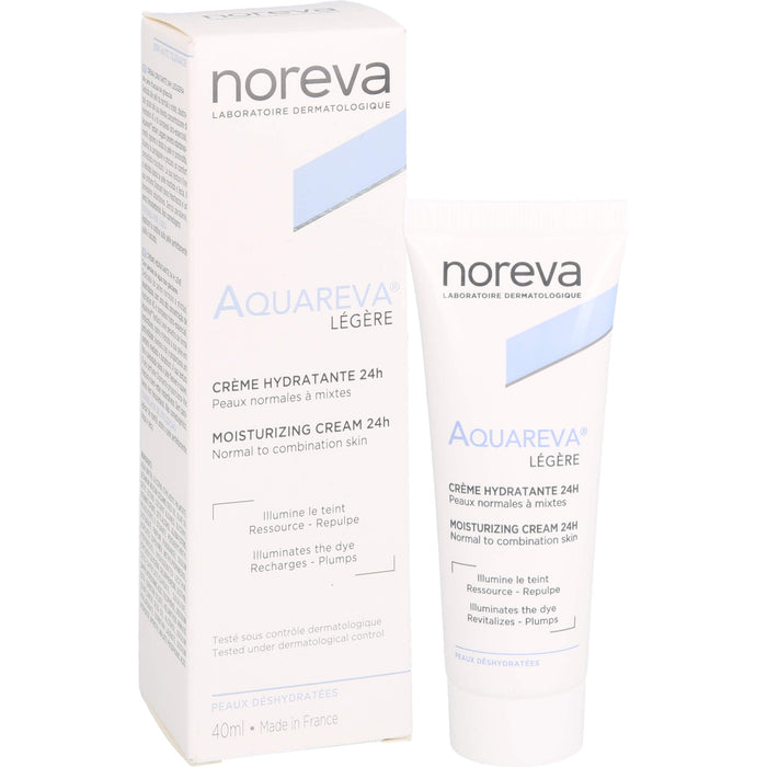 noreva Aquareva Feuchtigkeitscreme 24h, 40 ml Creme