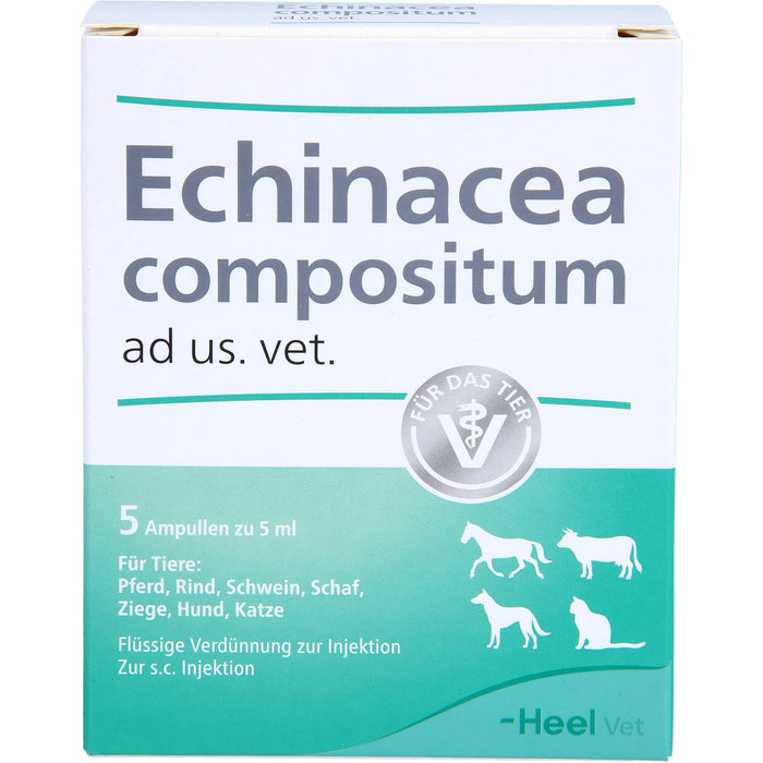 Heel Echinacea compositum ad us. vet. flüssige Verdünnung, 5 St. Ampullen