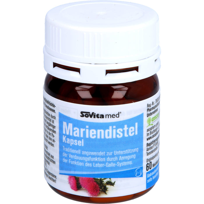 SoVitamed Mariendistel Kapseln, 60 pc Capsules