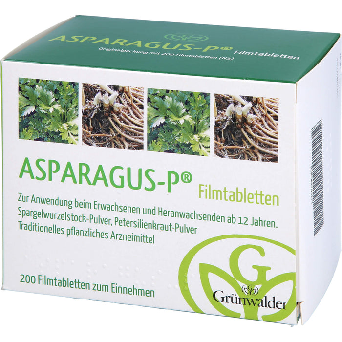 Asparagus-P Filmtabletten, 200 pcs. Tablets