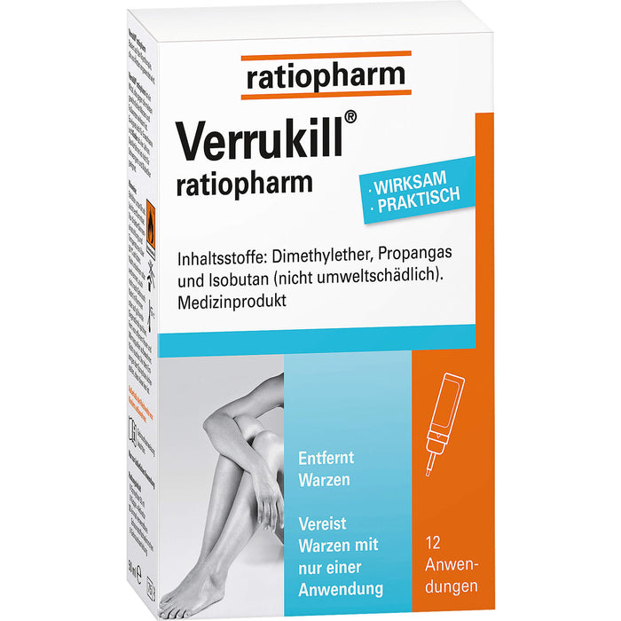 Verrukill-ratiopharm Spray zur Vereisung von Warzen, 50 ml Solution