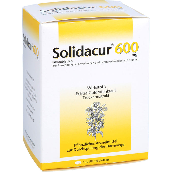 Solidacur 600 mg Filmtabletten zur Durchspülung der Harnwege, 100 pcs. Tablets