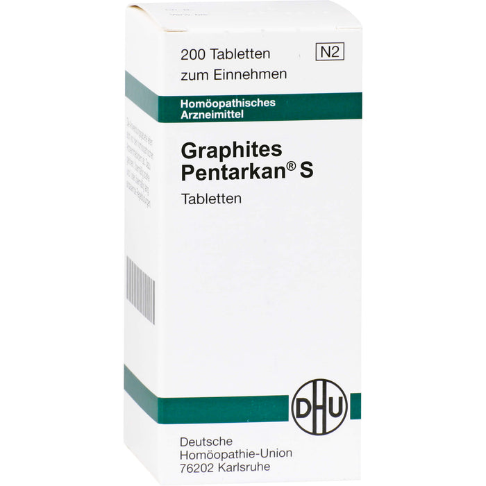 DHU Graphites Pentarkan S Tabletten bei Ekzemen, 200 pc Tablettes