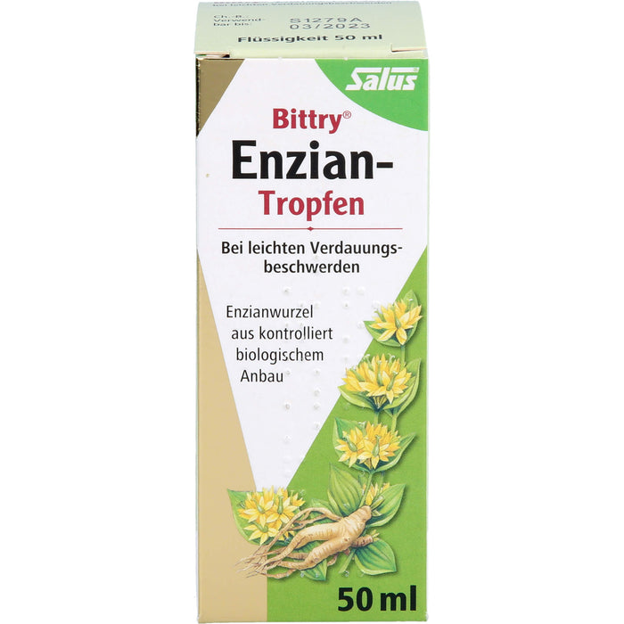 Bittry Enzian-Tropfen b. leicht. Verdauungsbeschw., 50 ml FLE