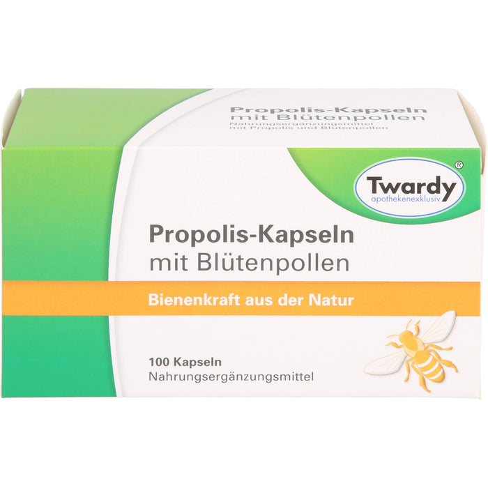 Twardy Propolis-Kapseln mit Blütenpollen, 100 St. Kapseln