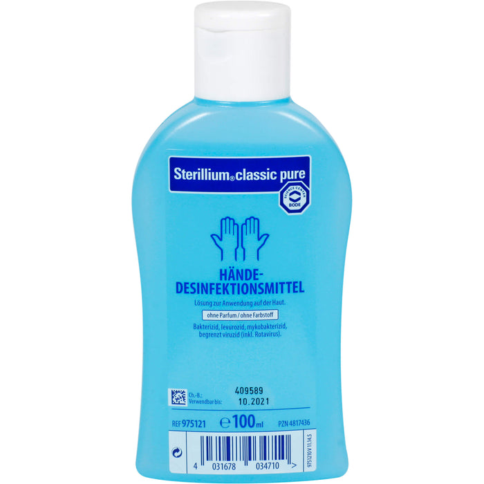 Sterillium Classic Pure Hände-Desinfektionsmittel, 100 ml Solution