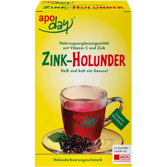 apoday Zink-Holunder zuckerfrei, 10 St. Beutel