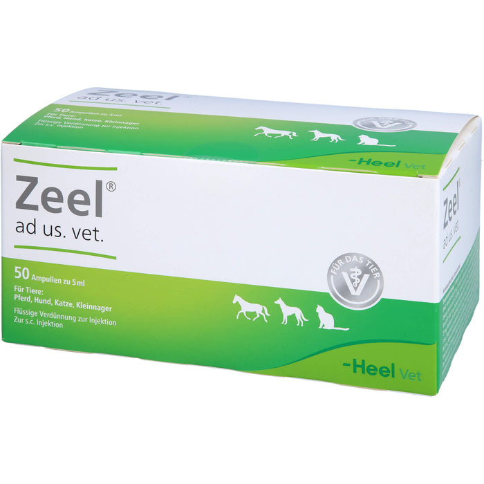 Zeel ad us. vet. flüssige Verdünnung für Pferd, Hund, Katze und Kleinnager, 50 pcs. Ampoules