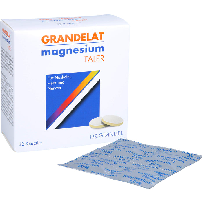 GRANDELAT Magnesium Taler 300 mg, 32 pcs. Tablets