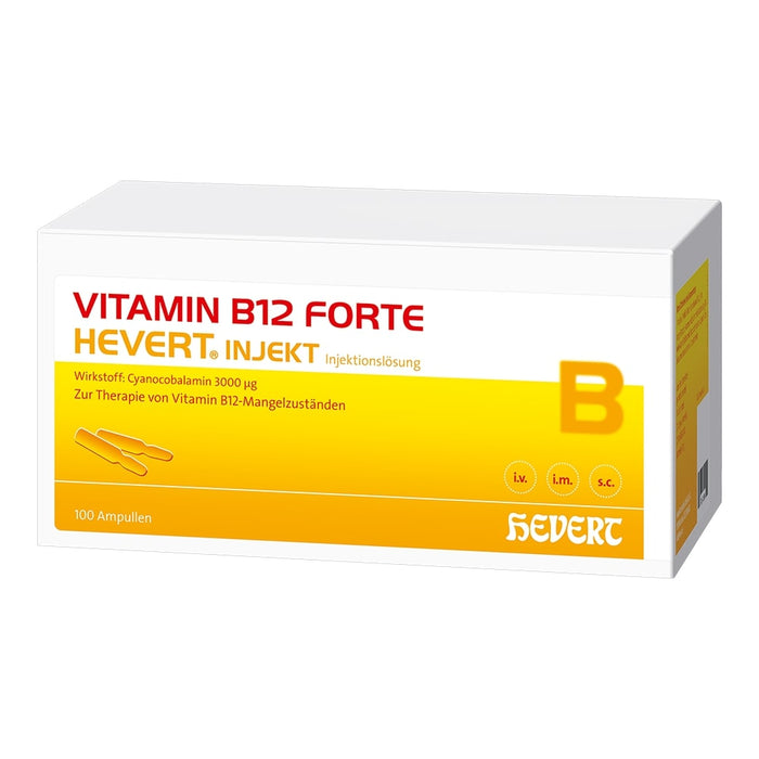 Vitamin B12 forte Hevert injekt bei Vitamin B12-Mangel, 100 St. Ampullen