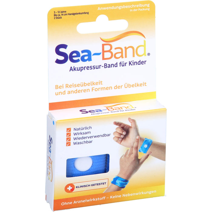 SEA-BAND Akupressurband für Kinder, 2 pcs. Tapes