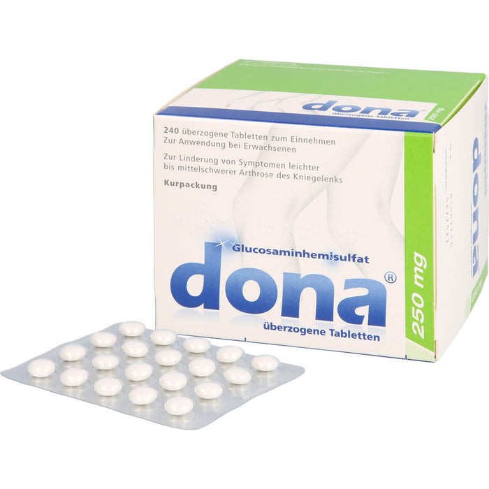 dona 250 mg überzogene Tabletten, 240 St UTA