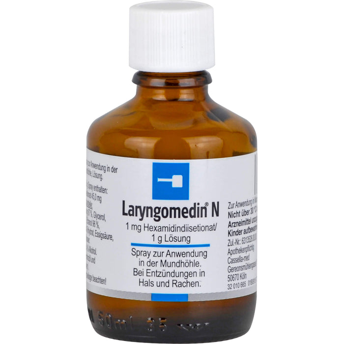 Laryngomedin N Spray bei Entzündungen in Hals und Rachen, 45 g Solution