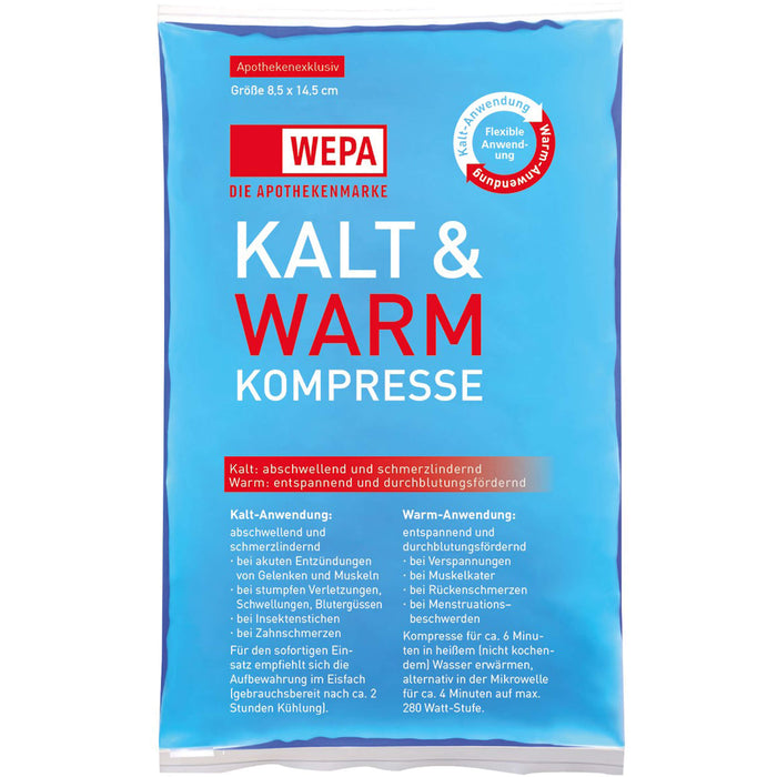 WEPA Kalt + Warm Kompresse 8,5 x 14,5 cm, 1 pcs. Compresses