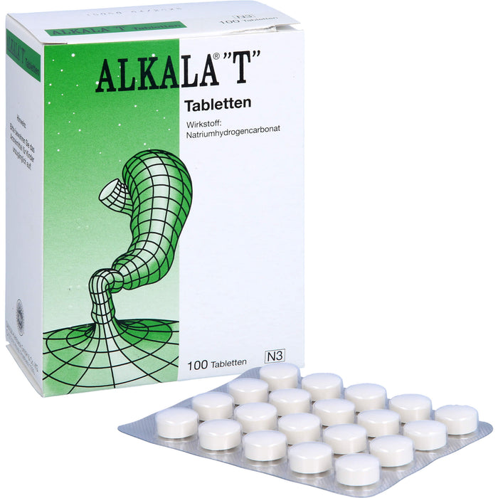 ALKALA T Tabletten bei Sodbrennen und säurebedingten Magenbeschwerden, 100 St. Tabletten