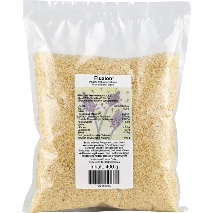 Fluxlon Indische Flohsamenschalen, 400 g Poudre