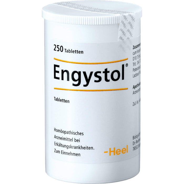 Engystol Tabletten bei Erkältungskrankheiten und grippalen Infekten, 250 pcs. Tablets