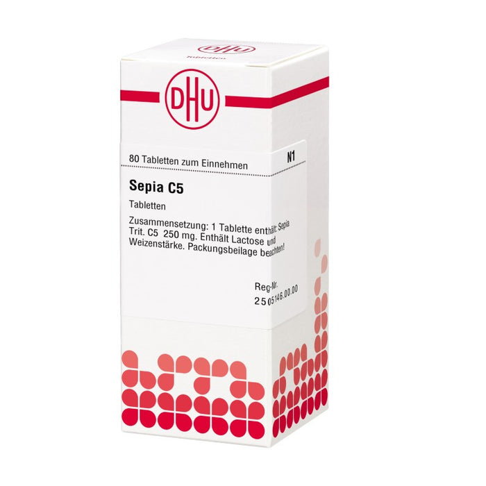 DHU Sepia C5 Tabletten, 80 St. Tabletten