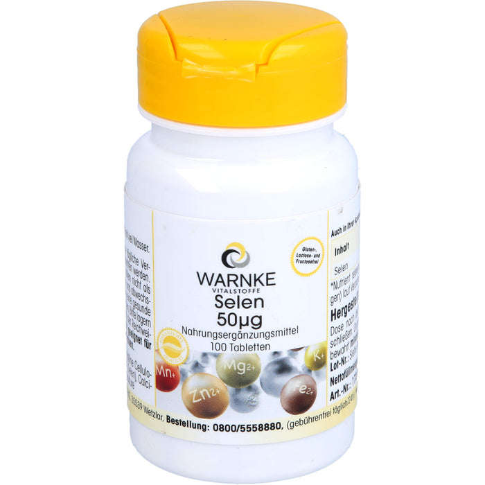 WARNKE Selen 50 µg Tabletten, 100 pcs. Tablets