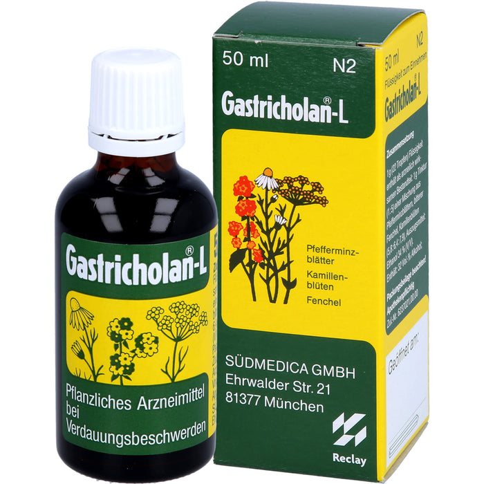 Gastricholan-L Flüssigkeit, 50 ml Solution