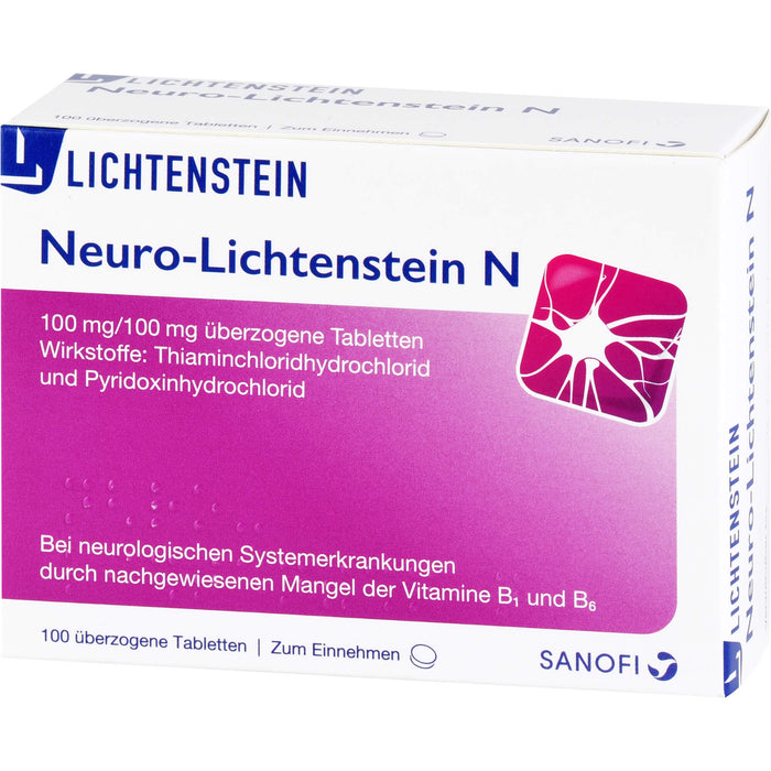 Zentiva Neuro-Lichtenstein N überzogene Tabletten, 100 pc Tablettes